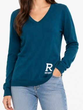 Roots Varsity Knit Sweater MEDIUM
